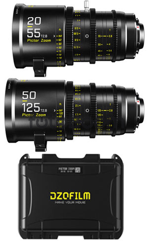 KIT PICTOR ZOOM NEGRO 20-55mm/ 50-125mm