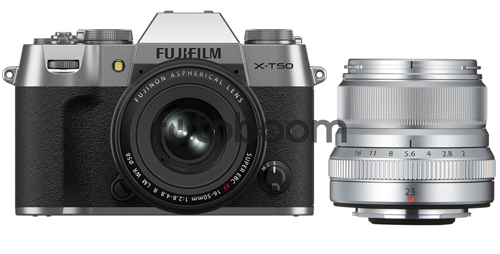 X-T50 Plata + 16-50mm f/2.8-4.8 XF R LM WR + 23mm f/2 R WR Plata + 200E BONIFICACION X + 10% EXPERIENCE DAY