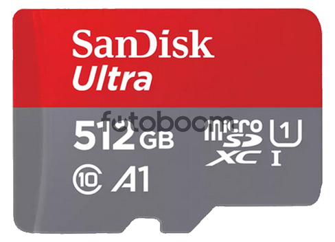 Micro SDHC ULTRA 512GB 120Mb/s + Adaptador