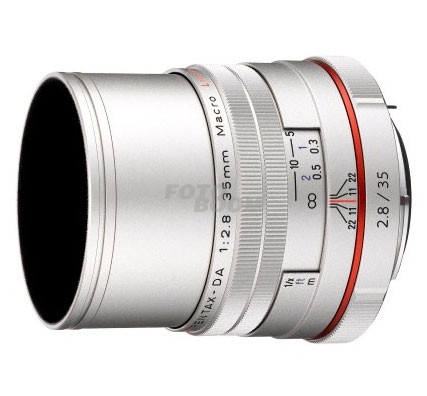 35mm f/2,8 DA AL LTD Macro HD W/C Plata