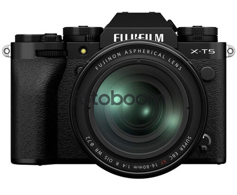 X-T5 Negra + 16-80mm f/4 XF con 380E Descuento Directo Fuji + 10% EXPERIENCE DAY X-T5 Negra + 16-80mm f/4 XF con 380E Descuento Directo Fuji + 10% EXPERIENCE DAY