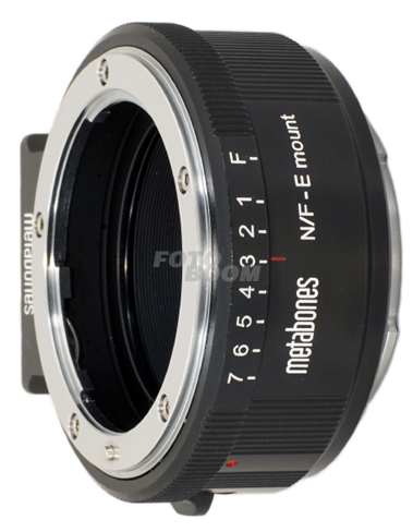 Nikon G Lens (Black Matt) a cuerpo Sony E Nikon G Lens (Black Matt) a cuerpo Sony E