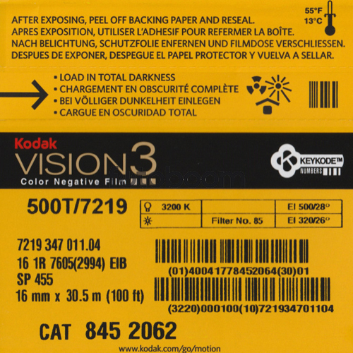 Vision3 500T 7219 16mm (30mt) Vision3 500T 7219 16mm (30mt)