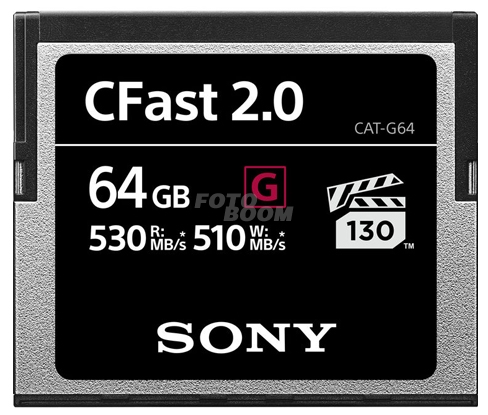 CFast 2.0 G Series 64Gb R530-W510 Mb/s