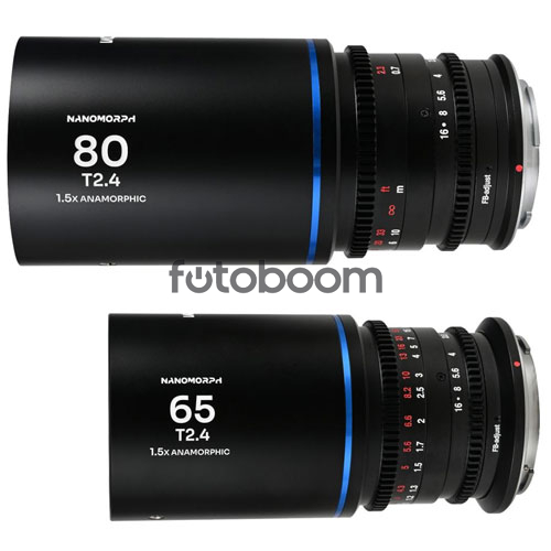 Kit Nanomorph 65/80 (Azul, Canon RF) - BLACK FRIDAY LAOWA Kit Nanomorph 65/80 (Azul, Canon RF) - BLACK FRIDAY LAOWA