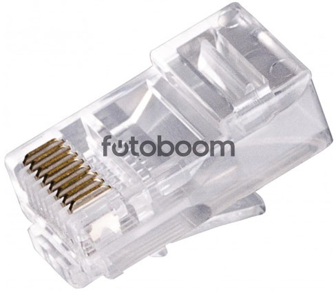 100 x Conector RJ45 Macho Cable UTP Cat.6