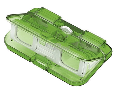 3x28 Opera Glass Verde Translucido