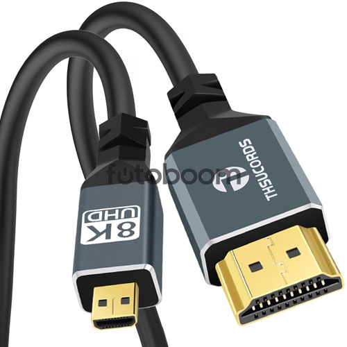 8K 4K Micro HDMI Cable Ultra Delgado 2M