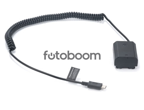 Batería dummy NP-FZ100 a USB-C PD