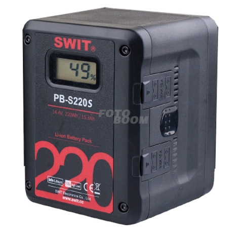 PB-S220S 14,4V 220Wh Square (V-Mount)