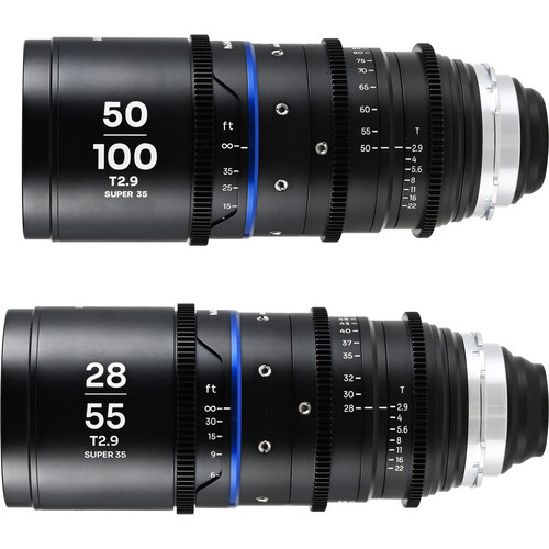 KIT Nanomorph Zoom 28-55 / 50-100 (Azul, S35, PL) - BLACK FRIDAY LAOWA KIT Nanomorph Zoom 28-55 / 50-100 (Azul, S35, PL) - BLACK FRIDAY LAOWA
