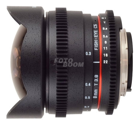 8mm T3,8 VDSLR CSII Sony E 8mm T3,8 VDSLR CSII Sony E