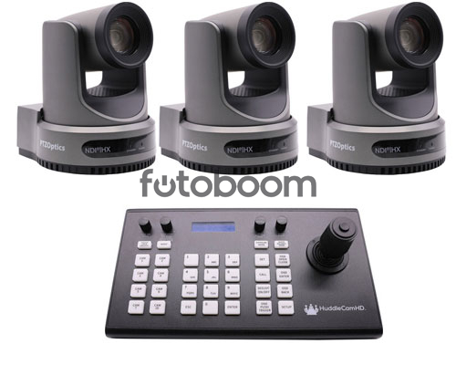 KIT 3 x Move 4K 20X (Gris) + HC-JOY-G4 KIT 3 x Move 4K 20X (Gris) + HC-JOY-G4
