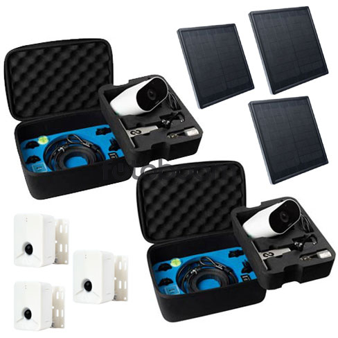 Kit 3x Pack Tikee mini PLUS + 3x Tikee Sentinel + 3x Solar Panel - BLACK FRIDAY ENLAPS