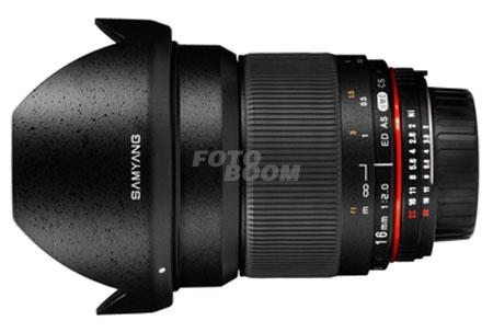 16mm f/2 ED AS UMC CS Fuji X Negro - LIQUIDACION