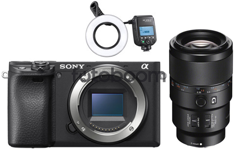 Alpha A6400 + 90mm f/2.8 Macro + MF-R76SPLUS ODONT KIT - + 100EU CASHBACK - BLACK FRIDAY SONY