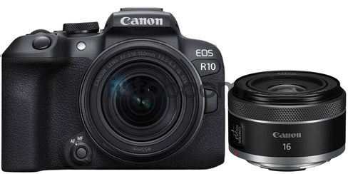 EOS R10 + 18-150mm f/3.5-6.3 IS STM RF-S + 16mm f/2.8 STM RF + CANEST - BLACK FRIDAY CANON EOS R10 + 18-150mm f/3.5-6.3 IS STM RF-S + 16mm f/2.8 STM RF + CANEST - BLACK FRIDAY CANON