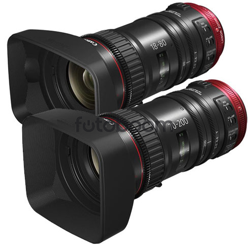 18-80mm T4.4 CN-E + 70-200mm T4.4 CN-E Montura EF (METERS) 18-80mm T4.4 CN-E + 70-200mm T4.4 CN-E Montura EF (METERS)