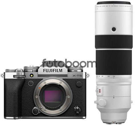 X-T5 Plata + 150-600mm f/5.6-8 R LM OIS WR X + 400E BONIFICACION X + 10% EXPERIENCE DAY X-T5 Plata + 150-600mm f/5.6-8 R LM OIS WR X + 400E BONIFICACION X + 10% EXPERIENCE DAY