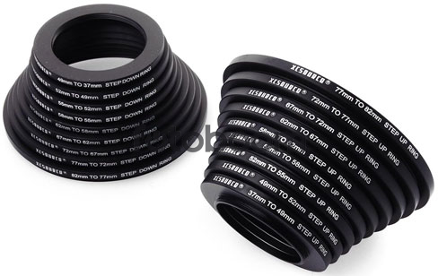 Juego de 18 Adaptadores de Filtro de Paso Juego de 18 Adaptadores de Filtro de Paso
