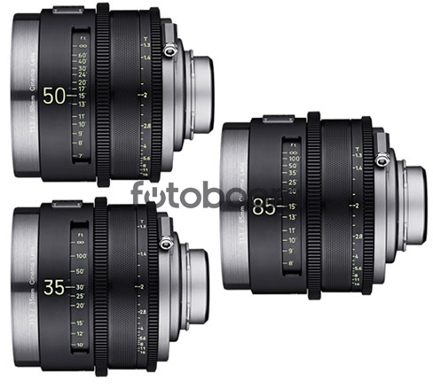 KIT XEEN MEISTER 35mm/50mm/85mm (Full Frame, Sony E) KIT XEEN MEISTER 35mm/50mm/85mm (Full Frame, Sony E)