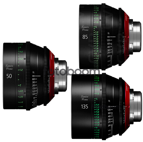 KIT SUMIRE CN-E 50mm/85mm/135mm (FEET) KIT SUMIRE CN-E 50mm/85mm/135mm (FEET)