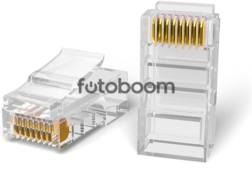100x Conectores RJ45 Cat 6 100x Conectores RJ45 Cat 6