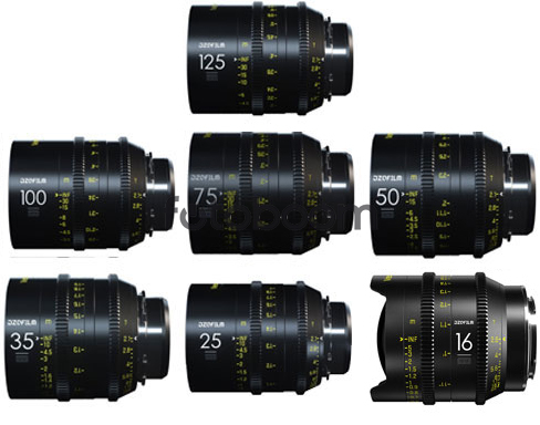 KIT VESPID 7-Lens 16/25/35/50/75/100/125 (FF, PL+EF) - PROMO VESPID DZOFilm