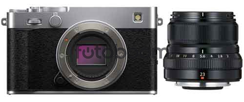 X-E5 Plata + 23mm f/2 R WR Negro X-E5 Plata + 23mm f/2 R WR Negro
