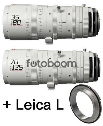KIT CATTA ZOOM 35-80mm/70-135mm L-Mount (Blanco) KIT CATTA ZOOM 35-80mm/70-135mm L-Mount (Blanco)