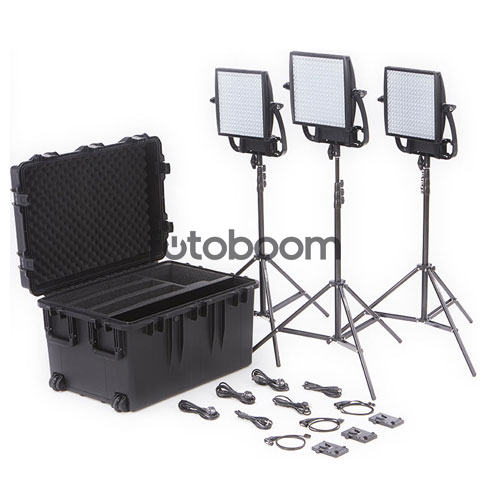 Kit 3x Astra 6X Bi-Color LED V-Mount