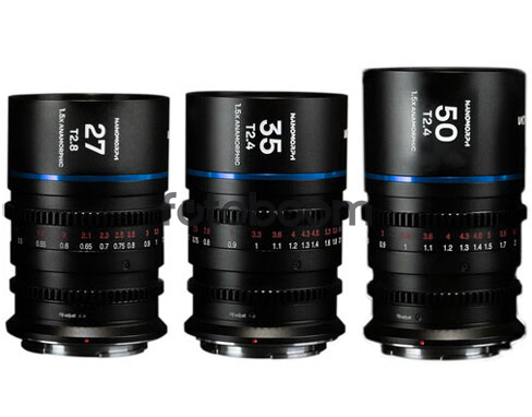 Kit Nanomorph 27/35/50 (Azul, PL+EF) - BLACK FRIDAY LAOWA