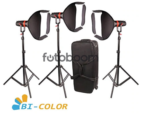 Kit 3x Q-55S Bi-Color Completo