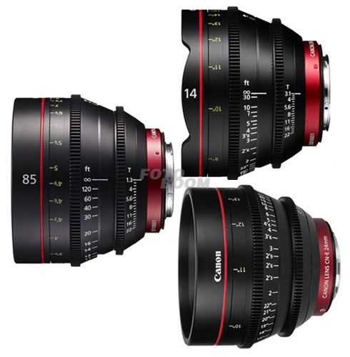 KIT CN-E 14mm/24mm/85mm (METERS) KIT CN-E 14mm/24mm/85mm (METERS)
