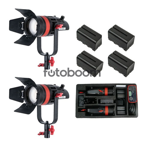 Kit 2x Q-55S Bi-Color Sencillo con energía