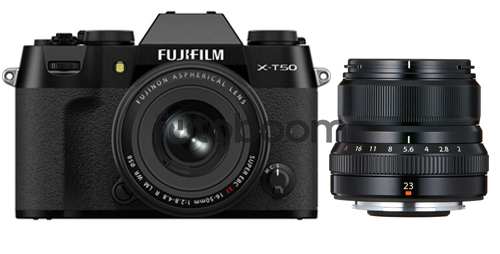 X-T50 Negra + 16-50mm f/2.8-4.8 XF R LM WR + 23mm f/2 R WR Negro + 200E BONIFICACION X + 10% EXPERIENCE DAY