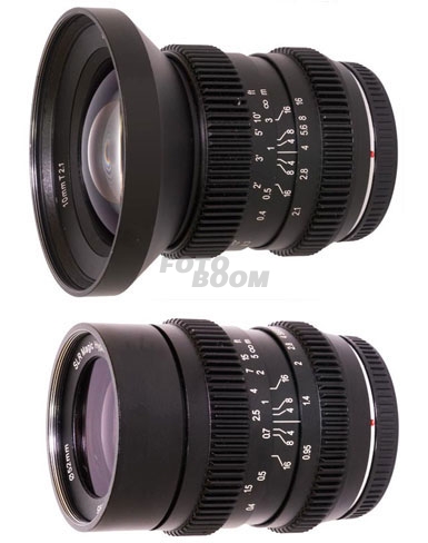 Kit 2 lentes 10mm f/2,1 + 25mm t/0,95 Micro 4/3 Kit 2 lentes 10mm f/2,1 + 25mm t/0,95 Micro 4/3
