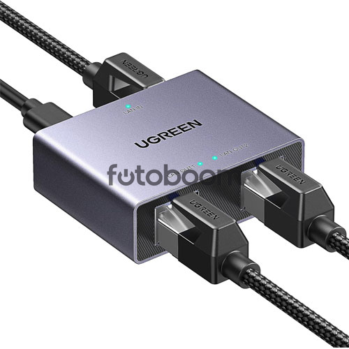 Switch Ethernet Splitter Gigabit 1 a 2 1000Mbps
