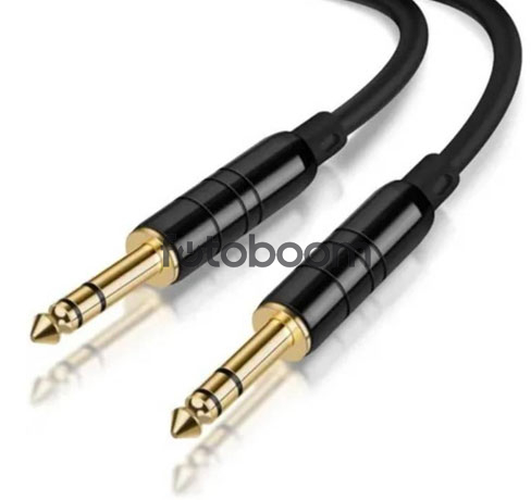 Conexion Jack 6,35 St. Macho - Macho 5m Conexion Jack 6,35 St. Macho - Macho 5m