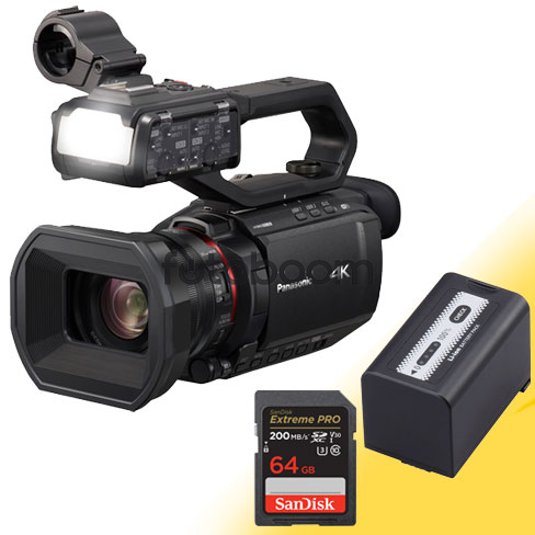 HC-X2000 + SDXC 128GB V30 200MB/s + AG-VBR59 HC-X2000 + SDXC 128GB V30 200MB/s + AG-VBR59