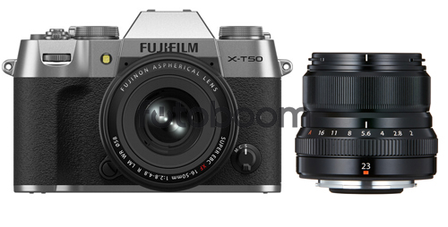 X-T50 Plata + 16-50mm f/2.8-4.8 XF R LM WR + 23mm f/2 R WR Negro + 200E BONIFICACION X + 10% EXPERIENCE DAY X-T50 Plata + 16-50mm f/2.8-4.8 XF R LM WR + 23mm f/2 R WR Negro + 200E BONIFICACION X + 10% EXPERIENCE DAY