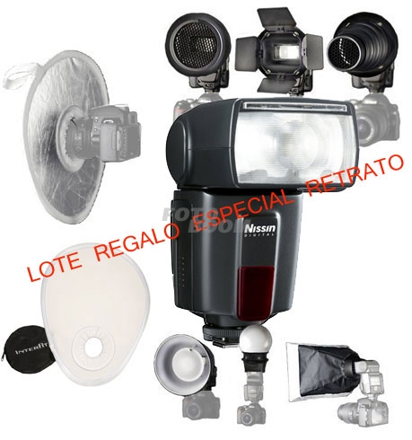 DI600 Canon + Lote Retrato Interfit DI600 Canon + Lote Retrato Interfit