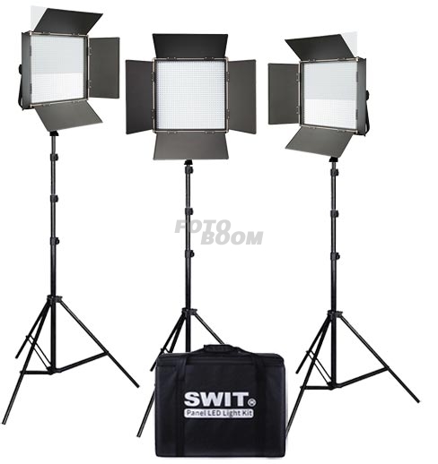 Kit 3 Paneles S-2120CS 1024 LEDs Bicolor