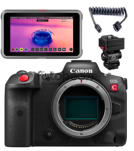 EOS R5C + Atomos Ninja V+ PLUS