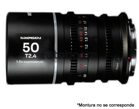 50mm T/2.4 Nanomorph 1.5x (Plata, PL+EF) - BLACK FRIDAY LAOWA