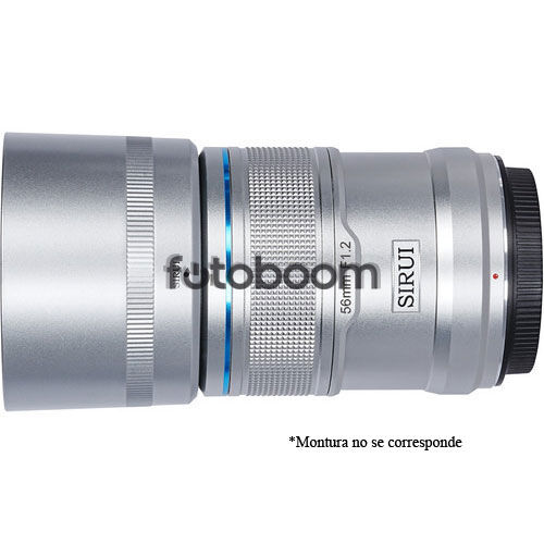56mm F1.2 Sniper (APS-C, Plata, X-Mount)