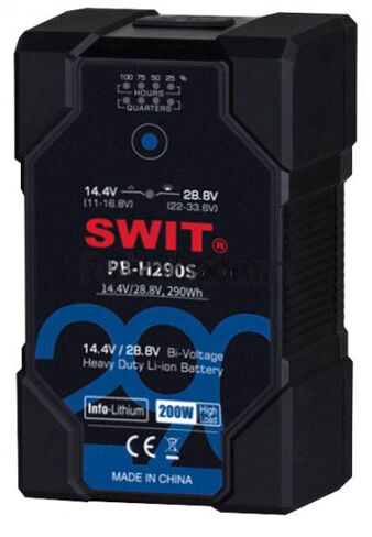 PB-H290S Bi-voltaje 290Wh (V-Mount)