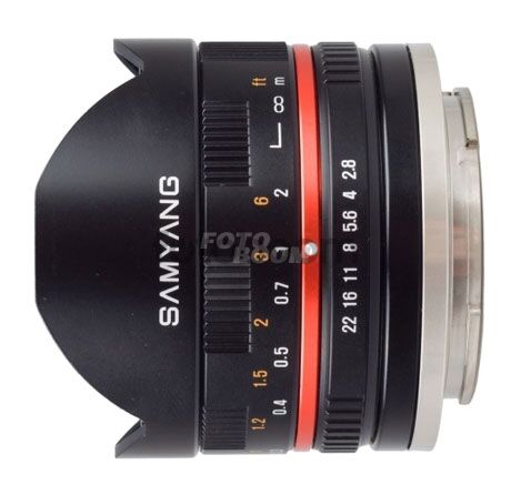 8mm f/2,8 UMC Fuji X Negro