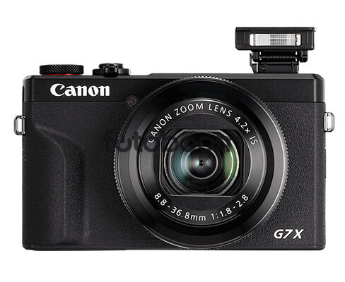 G7X Mark III Powershot Negra + SDXC 128GB V30 200MB/s + Estuche