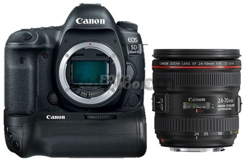 EOS 5D Mark IV + 24-70mm f/4L IS USM + BG-E20 + LP-E6 + 200E BONIFICACION Estudiantes CANON